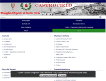 Tablet Screenshot of comune.castrocielo.fr.it